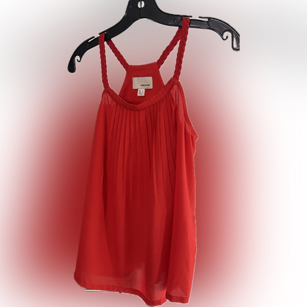Cute Red Tank Sleeveless Top